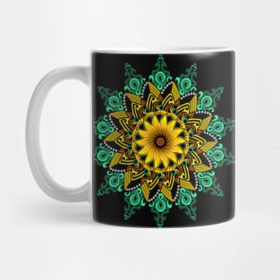 Sunflower Mandala Mug